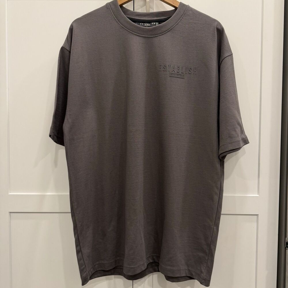 NWT SOUTHPOLE Establish T-Shirt Relaxed Fit Men's Size Large Grey
